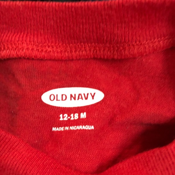 Red “dinosaurs” long sleeve shirt - Picture 4 of 4